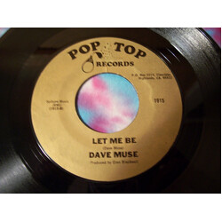 Dave Muse Let Me Be Vinyl 7" USED