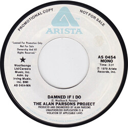 The Alan Parsons Project Damned If I Do Vinyl 7" USED