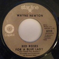 Wayne Newton Red Roses For A Blue Lady USED VINYL 7INCH 45 RPM SINGLE