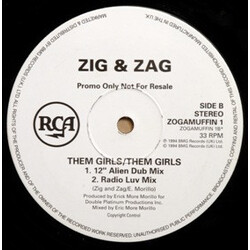 Zig & Zag Them Girls/Them Girls USED VINYL 12INCH PROMO
