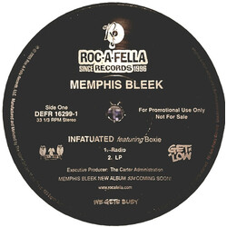 Memphis Bleek Infatuated USED VINYL 12INCH 33 S RPM PROMO