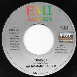 Nu Romance Crew Tonight USED VINYL 7INCH 45 RPM