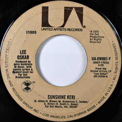 Lee Oskar Sunshine Keri / The Immigrant USED VINYL 7INCH 45 RPM SINGLE STEREO
