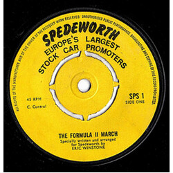 Eric Winstone The Formula II March USED VINYL 7INCH 45 RPM SINGLE