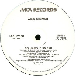 Windjammer So Hard Vinyl 12" USED