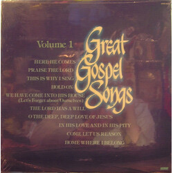 Various Great Gospel Songs Volume 1 Vinyl LP USED