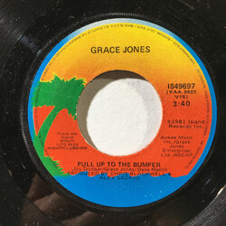 Grace Jones Pull Up To The Bumper USED VINYL 7INCH 45 RPM REPRESS