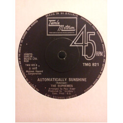 The Supremes Automatically Sunshine USED VINYL 7INCH 45 RPM SINGLE