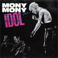 Billy Idol Mony Mony (Live) Vinyl 7" USED