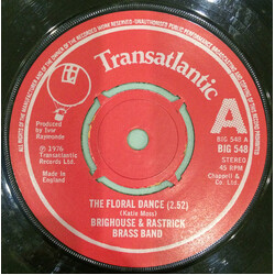 The Brighouse And Rastrick Brass Band The Floral Dance USED VINYL 7INCH 45 RPM SINGLE STEREO
