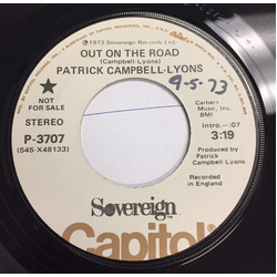Patrick Campbell-Lyons Out On The Road / Me And My Friend Vinyl 7" USED