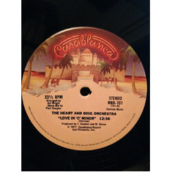 The Heart And Soul Orchestra Love In 'C' Minor USED VINYL 12INCH 33 S RPM SINGLE SIDED