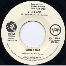 Family Cat (2) Violence Vinyl 7" USED