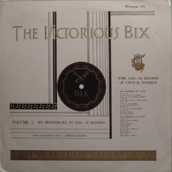 Bix Beiderbecke The Victorious Bix Volume 1 Vinyl LP USED
