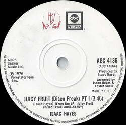 Isaac Hayes Juicy Fruit (Disco Freak) USED VINYL 7INCH 45 RPM