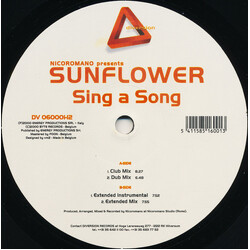 Nicoromano / Sunflower (2) Sing A Song Vinyl 12" USED