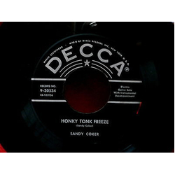 Sandy Coker Honky Tonk Freeze/Under Cover Vinyl 7" USED
