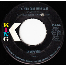 Swampwater It's Your Game Mary Jane / Take A City Bride USED VINYL 7INCH 45 RPM SINGLE