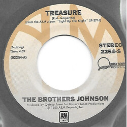 Brothers Johnson Treasure USED VINYL 7INCH SINGLE 45 RPM