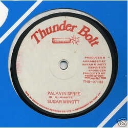 Sugar Minott Palavin Spree USED VINYL 12INCH 45 RPM