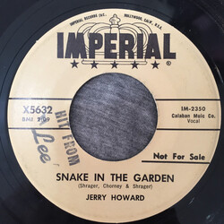 Jerry Howard Snake In The Garden/Every Heartbeat USED VINYL 7INCH 45 RPM PROMO