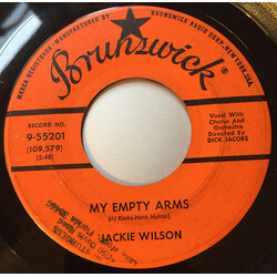 Jackie Wilson My Empty Arms / The Tear Of The Year USED VINYL 7INCH SINGLE 45 RPM