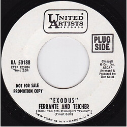 Ferrante & Teicher Exodus / A Rage To Live Vinyl 7" USED