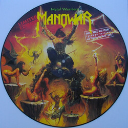 Manowar Metal Warriors USED VINYL 12INCH 45 RPM EP LIMITED EDITION PICTURE DISC STEREO