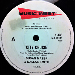 Susan Mazer / Dallas Smith (3) City Cruise / Kalimbo USED VINYL 7INCH 45 RPM SINGLE