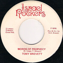 Tony Brevett Words Of Prophecy USED VINYL 7INCH 45 RPM
