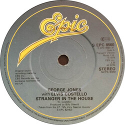 George Jones (2) / Elvis Costello Stranger In The House USED VINYL 7INCH 45 RPM SINGLE STEREO