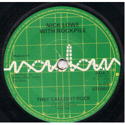 Nick Lowe I Love The Sound Of Breaking Glass USED VINYL 7INCH SINGLE