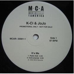 K-Ci & JoJo It's Me USED VINYL 12INCH PROMO