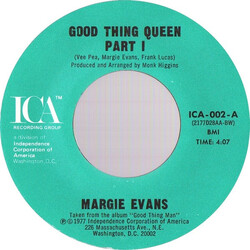 Margie Evans Good Thing Queen VINYL 7" USED