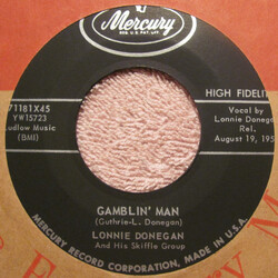 Lonnie Donegan's Skiffle Group Gamblin' Man USED VINYL 7INCH SINGLE 45 RPM