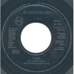 DJ Quicksilver Free / Bellissima Vinyl 7" USED