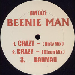 Beenie Man Crazy / Badman Vinyl 12" USED