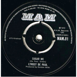 Lynsey De Paul Sugar Me USED VINYL 7INCH 45 RPM SINGLE