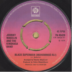 Johnny Wakelin & The Kinshasa Band Black Superman (Muhammad Ali) Vinyl 7" USED