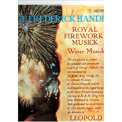 Leopold Stokowski / Georg Friedrich Händel Royal Fireworks Musick:  Water Musick Vinyl LP USED