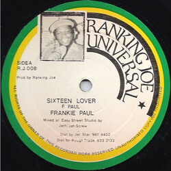 Frankie Paul / Thriller Sixteen Lover / Through Mi Young USED VINYL 12INCH 45 RPM