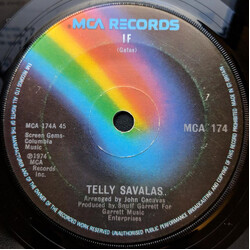 Telly Savalas If USED VINYL 7INCH 45 RPM