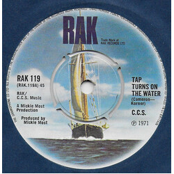 CCS Tap Turns On The Water USED VINYL 7INCH SINGLE 45 RPM