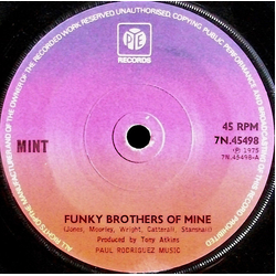 Mint (20) Funky Brothers Of Mine Vinyl 7" USED