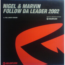 Nigel & Marvin Follow Da Leader 2002 USED VINYL 12INCH 45 RPM SINGLE SIDED PROMO
