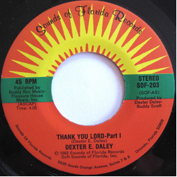 Dexter E. Daley Thank You Lord Vinyl 7" USED