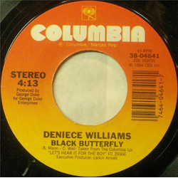 Deniece Williams Black Butterfly Vinyl 7" USED