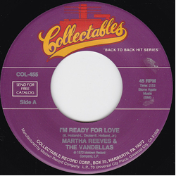 Martha Reeves & The Vandellas I'm Ready For Love / Jimmy Mack Vinyl 7" USED