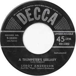 Leroy Anderson And His "Pops" Concert Orchestra A Trumpeter's Lullaby / Fiddle Faddle USED VINYL 7INCH 45 RPM