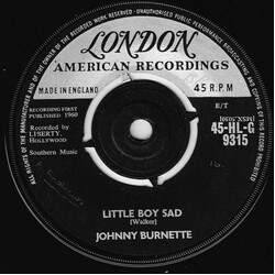 Johnny Burnette Little Boy Sad USED VINYL 7INCH 45 RPM SINGLE